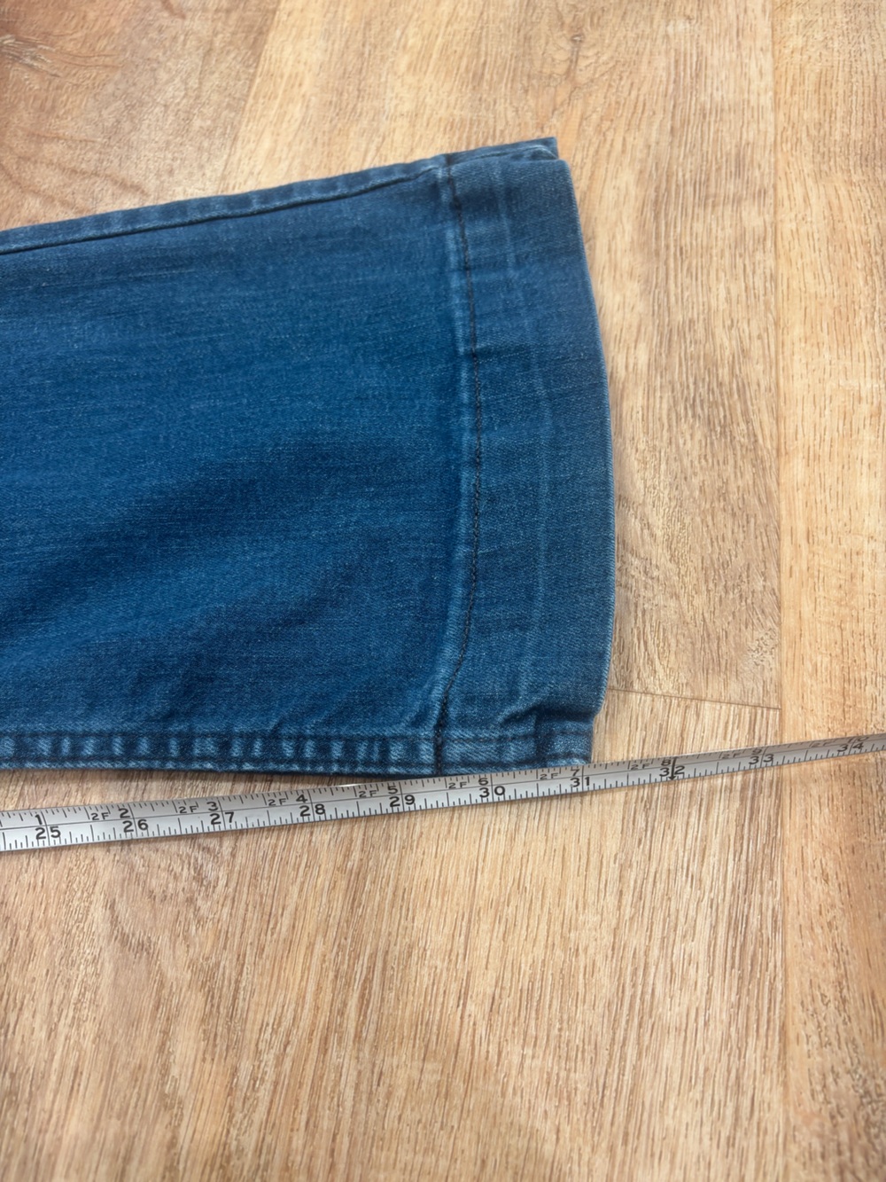 Kimes Ranch Dark Indigo Wide Leg Flare Jeans - Picture 8 of 8
